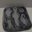 Couch Cup Holder Pillow - Sofa Cup Holder | Couch Caddy, Couch Drinks Remotes Holder for Cups, Headphones, Snacks and Phones | Use it on Car, Pack, Beach, RV, and More(Grey) (13" x 13" x 3.5")