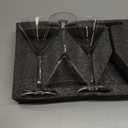 Handblown Crystal Martini Glasses Set of 4-9.5 oz Coupe Glass Set with Stem - Elegant Cocktail Glasses for Bar, Margarita, Cosmopolitan, Manhattan, Gimlet - Unique Gift for Mothers Day