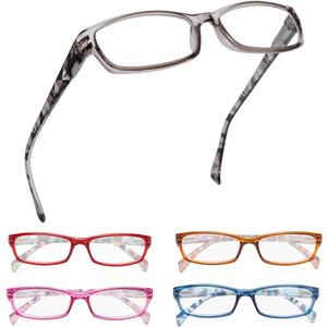 GUD Reading Glasses For Women - 5 pairs Rectangular Ladies Eyeglasses Readers + 0.50 (Mix) GUD Reading Glasses For Women - 5 pairs Rectangular Ladies Eyeglasses Readers + 0.50 (Mix)