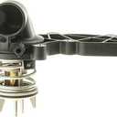 MotoRad 758-185 Housing Thermostat - Audi Q7 (11-15) A6 Quattro (09-15) Q5 (13-17) S4 (10-16) A7 Quattro (12-15) S5 (12-17) SQ5 (14-17) A8 Quattro (12-14), Porsche Cayenne (11-19) Panamera (12-16)
