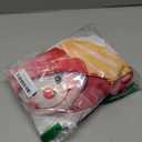 Christmas Kitchen Curtains 3 Piece Set Pink Snowman Window Curtains and Valance Set Xmas Curtain Swag for Kitchen Bedroom Living Room Decor, 60 x 36 Valance, 36 x 30 Tier