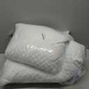 Nestl Cooling Pillow for Sleeping 2 Pack, Luxury Shredded Memory Foam Pillows Standard Size Set of 2, Adjustable Cold Gel Pillows for Hot Sleepers Supportive Cool Pillow for Side Back Stomach Sleepers