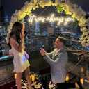 22.5 Inch It Was Always You Neon Sign for Wall Decor Dimmable, USB Powered It Was Always You Led Sign for Wedding Proposal Party, Neon Lights Signs for for Bedroom Living Room Bar, Warm White