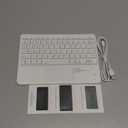 Bluetooth Keyboard, Slim 7 Colors Backlit Wireless Bluetooth Keyboard with Touchpad Built in Rechargeable Battery for iOS Android Windows Tablets PC Smartphone