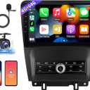 Car Radio for Ford Mustang 2010-2014 Stereo Replacement Android 12 8-Core 4G+64G 10.1" Touch Screen Head Unit with Wireless CarPlay/Android Auto 4G WiFi GPS Navigation DSP with AHD Backup Camera