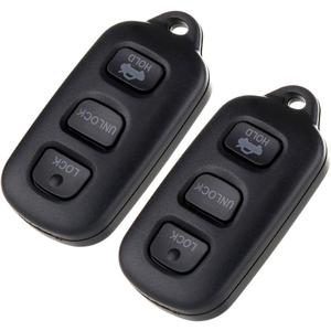 SCITOO 2 X Remotes Key Fob for Toyota for Camry for Corolla for Matrix for Sienna for Pontiac for Vibe for Toyota for Solara 1999-2008 GQ43VT14T