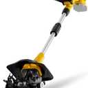 Cordless Garden Tiller Cultivator, Compatible with DeWalt 20V MAX Battery, 360 RPM High Torque, 9" Width x 7" Depth, Lightweight Garden Soil Tool for Weeding, Tool Only-Battery Not Included
