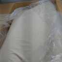 Furhaven Cooling Gel Dog Bed for Large Dogs w/ Removable Washable Cover, For Dogs Up to 150 lbs - Ultra Plush Faux Fur & Suede Luxe Lounger Contour Mattress - Cream, Jumbo Plus/XXL