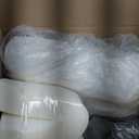 idee-home Outdoor Cushions for Patio Furniture, Waterproof Outdoor Seat Cushion Hampton Bay Deep Seat Replacement Cushions for Garden (26.5 x 26.5 In, A Medium Grey)