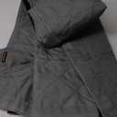 MAGZO Magnetic Thermal Insulated Door Curtain, Fits Door Size 34" x 82", Upgraded Oxford Material Filled with Thicken Cotton, Weatherproof Insulation Cover Blanket for Winter, Block Cold Air Out, Grey