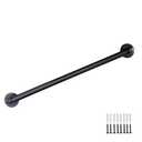 Staircase Handrails 3FT, Galvanized Steel Stair Railing Easy to Install, Iron Balusters Hand Railing Indoor Outdoor for Household or Commercial Buildings