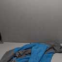 Dog Winter Coat for Large Medium Small Dogs, Warm Fleece High Collar Full Body Dog Jumpsuit Comfortable Onesie Apparel (Blue, 4X-Large)