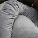 Momcozy Pregnancy Pillows for Sleeping, U Shaped Full Body Maternity Pillow with Removable Cover - Support for Back, Legs, Belly, HIPS for Pregnant Women, 57 Inch Pregnancy Pillow for Women, Grey