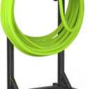 Garden Hose Holder Stand, Heavy Duty Freestanding Hose Holder Rack with 4 Spikes, Holds 150 ft, Outdoor Water Hose Holder for Yard Lawn Garden