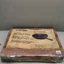 King Kooker 20-inch Oversized Seasoned Cast Iron Skillet Heavy Duty Pan Ideal for Gas Grill, Oven, Campfire Use (Black)