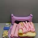 Kids Easels for Toddlers 2-4 Double Sided Kids Art Easel with Magnetic White Board Chalk Board Adjustable Stand Drawing Painting Easel Learning Toys 2 3 4 Year Old Girl Birthday Christmas Gifts Pink