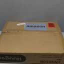 Huuger Night Stand with Charger Station and LED Lights, 2 Drawer Nightstand, Bed Side Table with Open Shelf, End Table, Fabric Dresser for Bedroom, Black (11.8"D x 15.7"W x 23.6"H2 Drawers)