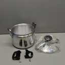 Luxshiny Stainless Steel Pressure Cooker, Gas Stove Top Pressure Canner 7L Safety Aluminum Canning Pot Household Cooker Pot Induction Cookware Pot Silver