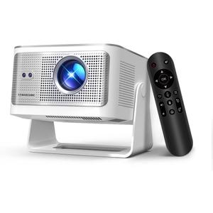 Smart Projector with 4K 8K Support, Mini Projector with Wifi6 and Bluetooth5.4, 600 ANSI, Auto Focus & Obstacle Avoidance 1080P Portable Movie Proyector for Home Outdoor, Magcubic HY350Max