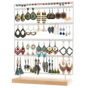 Dhmkfly Earring Stand Holder, White