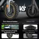 BANGTING 2PCS 60/70-6.5 Scooter Tire, 10x2.5 inch Tire Solid for Segway Ninebot Max G2 / G30 / G30D / G30E / G30E / G30LP / G30D II / G30 Max, 10x2.5-6.5 Tires Replacement for Electric Scooter (Yellow