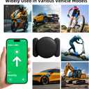 GPS Tracker for Vehicles Real-Time Mini Tracker Device for Vehicles, No Monthly Fee Subscription No SIM Card Required (1 Pack)