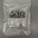 4 Pack Glass Leak-Proof Bottle Portable Pepper Shaker Outdoor Camping Travel, Airtight Portable Containers for Camping and Travel