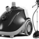 Garment Steamer for Clothes Standing, 1500W Efficient Clothes Steamer Standing with Wheels, Professional 58OZ Water Tank for Continuous Steaming, Fast Heating Wrinkle Remover