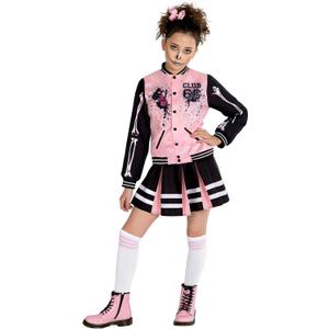 Morph Dead Cheerleader Costume For Girls Zombie Cheerleader Costume For Girls Halloween Costumes For Kids (X-Large)