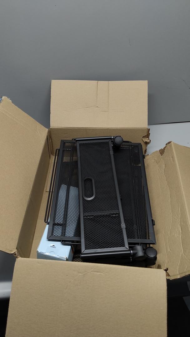 Under Bed Storage with Wheels, Foldable Metal Mesh Underbed Storage Container Bins, Toolfree Assembly Clothes Drawer Organizer,2Pack