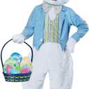 Adult Deluxe Easter Bunny Costume (Multi-colored)