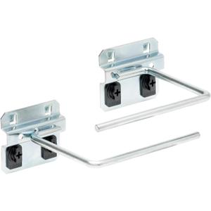 Triton Products 56289 3-1/2 In. D Paper Towel Holder 1/2 In. Dia. Zinc Plated Steel Pegboard Hook For Locboard, 1 Pack