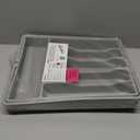 Lifewit Silverware Drawer Organizer, Expandable Utensil Tray for Kitchen, BPA Free Flatware and Cutlery Holder, Adjustable Plastic Storage for Spoons Forks Knives, Large, Grey (XL(13-22''W x 15"D), Gray)
