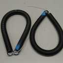 Double Hook Tension Spring, 2pcs Extension Spring Wire Diameter Tension Spring with Double Hook Outer Diameter Spring, 24 In.