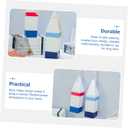 Mediterranean Buoy Ornament Wall Pendant 11In Nautical Hanging Decor for Beach Theme Living Room Bedroom Bathroom