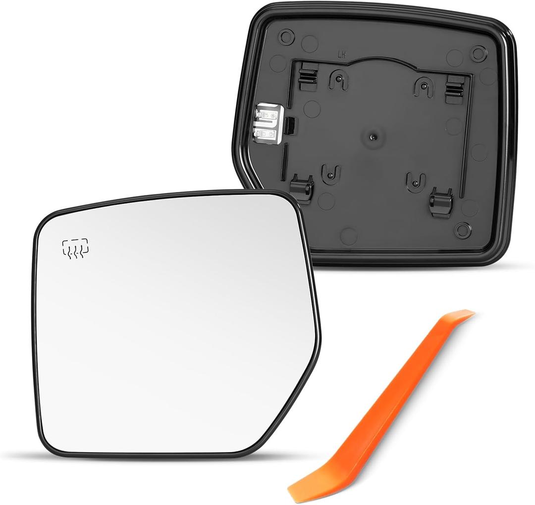 Compatible with Jeep Compass Patriot Driver Side Mirror 2007 2008 2009 2010 2011 2012 2013 2014 2015 2016 2017 - Left Side Mirrors Replacement Glass, Power Heated