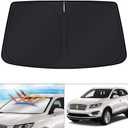 KUST Windshield Sun Shade for Lincoln MKC SUV 2015 2016 2017 2018 2019 Sunshade Accessories Window Sun Protector Foldable Block UV Rays Keep Car Cooler