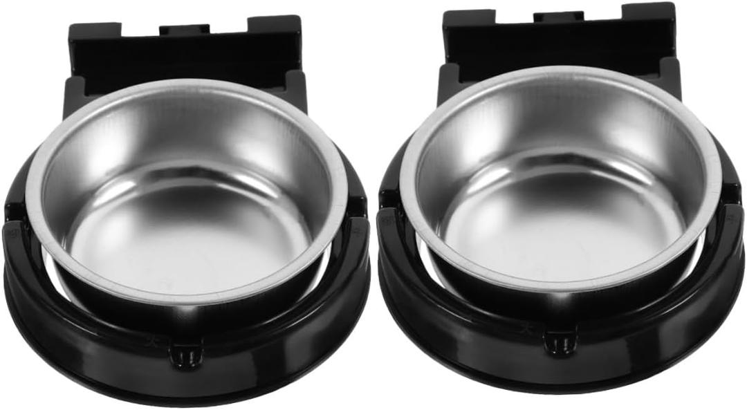 2pcs Stylish Wall-mounted Ashtray Stainless Steel Ashtray for Indoor/outdoor Use (13.00X10.00X3.50CMx2pcs)