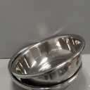 2 Pack Large Mixing Bowl Oversized All Purpose 304 Stainless Steel Polished Mirror Flat Base Metal Bowl for Home or Commercial Prepping Baking Mixing Marinating(16 Qt)