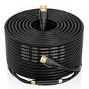 4K HDMI Cable 100ft, High Speed Hdmi Cables (HDMI2.0,18Gbps,1080P)-Ethernet Audio Return Video 4K HDMI Cable, Ultra High Speed Gold Plated Connectors, Compatible with Playstation Arc PS3 PS4 PC HDTV