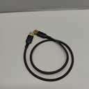 USB 3.0 Male to Male Cable, USB A to USB A High Speed Data Cord Compatible with Hard Disk Drive/Laptop Cooler/Set-top Box/DVD Player/TV/Camera and More (2 FT, Black)