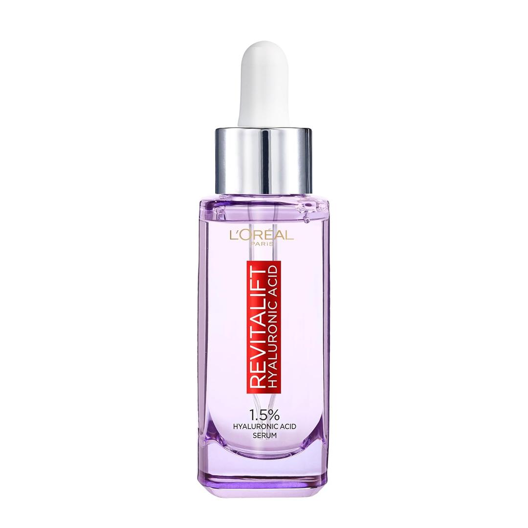 L Oreal Paris Serum Revitalift Filler [+Hyaluronic Acid], 1.5% Pure Concentrated Hyaluronic Acid Dropper Serum, 30 mL