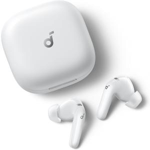 Soundcore P31i by Anker, Real-Time Adaptive Noise Cancelling, Hi-Res Sound, Translation Earbuds, 50H Playtime, Wireless Earbuds, Bluetooth Earphones, Spatial Audio, Fast Charging, IP55 (White)