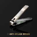 4 x FERYES Nail Clippers Set - Premium Quality Stainless Steel Toenail and Fingernail Clipper for Manicure - 4PCS Nail Care Tool Kit