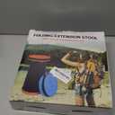 Foldable Telescoping Stool Portable, Retractable Stool for Adults, Upgraded Collapsible Folding Seats with Load Capacity 550lbs, Camping Stools for Adults (Blue)