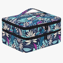 Double-Layer Nail Polish Organizer-Holds 42 Bottles, Nail Polish Storage with Handle, Nail Bag Organizer Case for Professional Manicure Kit & Travel (Leaf, 42 Bottles-Small)