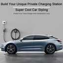 Tesla Charger Holder & UMC Holder, with Combination Lock, Compatible with Model 3/S/X/Y, Premium Charging Cable Organizer for Tesla Gen 2 Mobile Connector Wall Mount