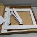 Air Conditioner Bracket,Air Conditioner Support Bracket,No Drilling and No Tools Required, Heavy Duty Steel Construction Holds Up to 200 lbs, with Installation Instruction Manual