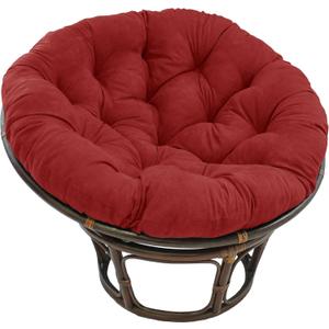 Blazing Needles Microsuede Papasan Cushion, 1 Count (Pack of 1), Cardinal Red