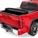 MOSTPLUS Quad Fold Soft Truck Bed Tonneau Cover Compatible with 2007-2026 Toyota Tundra Fleetside for Models with The Deckrail System 6.5 FT-4 Fold Bed 78.7 inch On Top